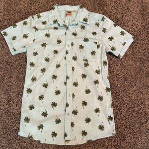 Men’s HAGGAR Stretch Hawaiian Shirt Size Medium!